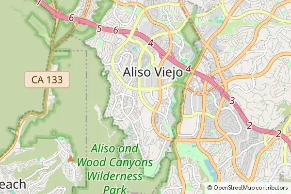 Karte Aliso Viejo