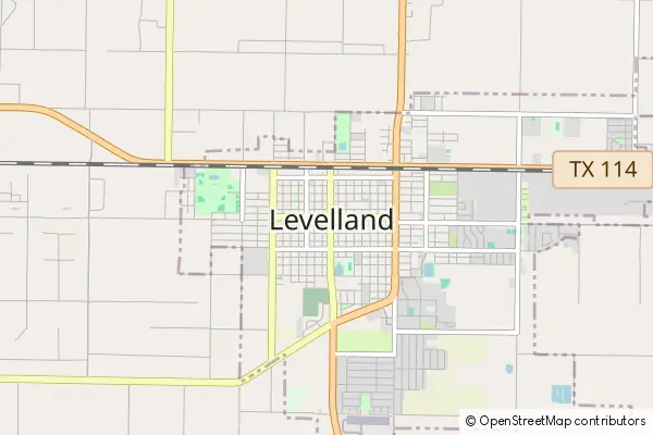 Karte Levelland