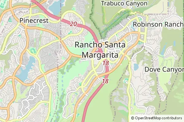 Karte Rancho Santa Margarita