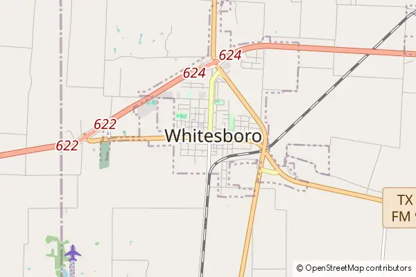 Karte Whitesboro