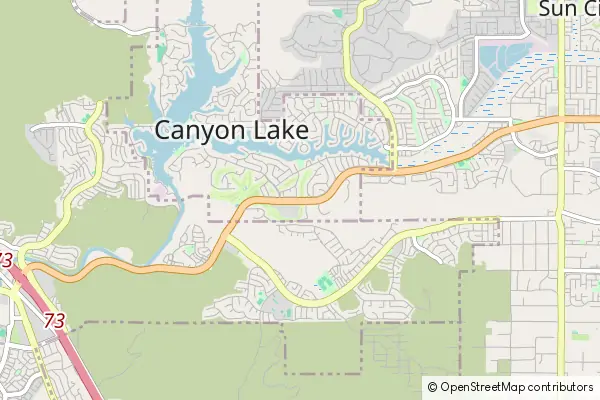 Karte Canyon Lake