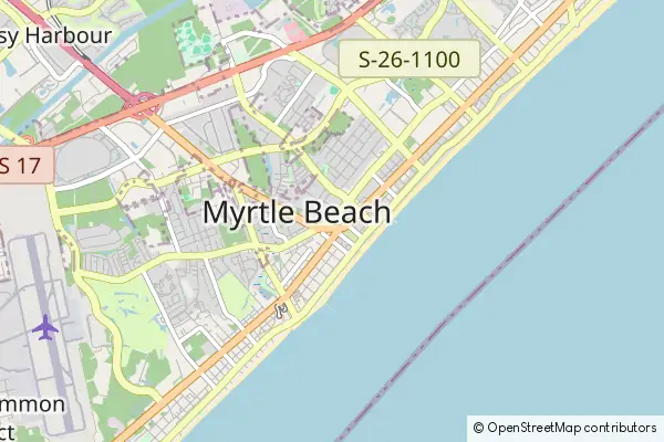 Karte Myrtle Beach