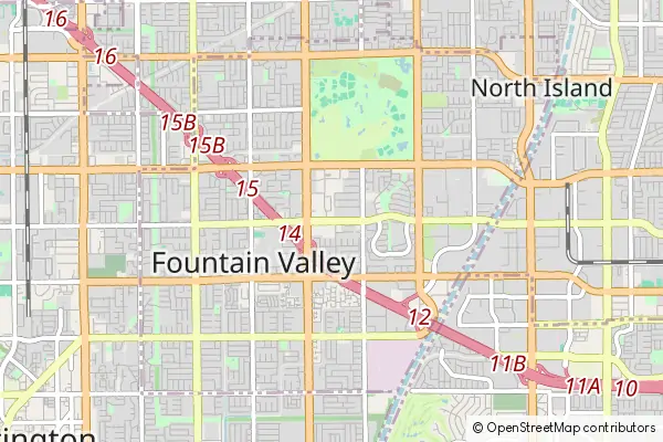 Karte: Fountain Valley • © OpenStreetMap contributors Karte Fountain Valley