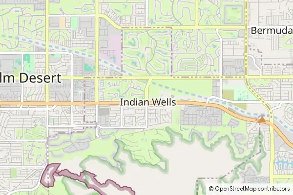 Karte Indian Wells