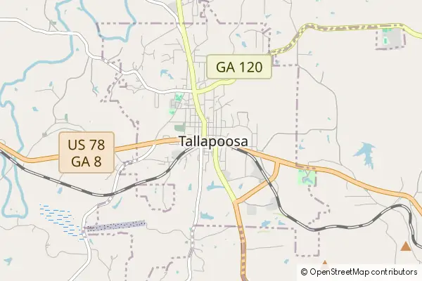 Karte Tallapoosa