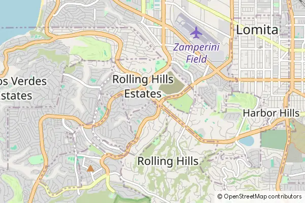 Karte Rolling Hills Estates