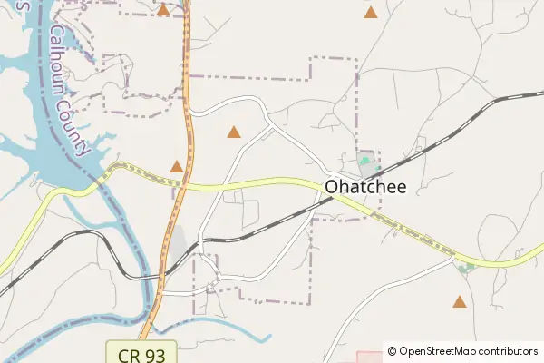 Karte Ohatchee