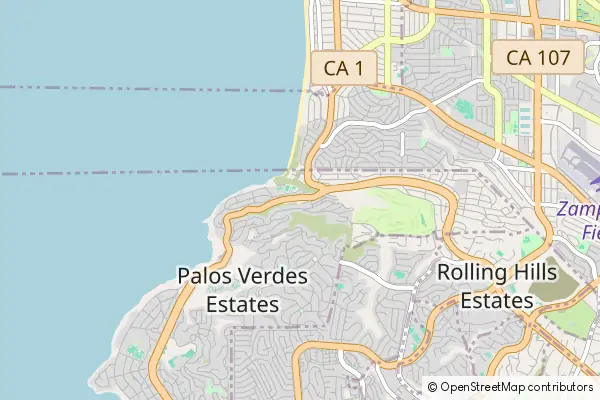 Karte Palos Verdes Estates