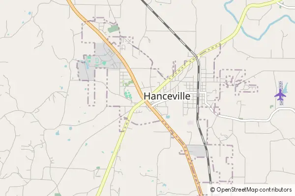 Karte Hanceville