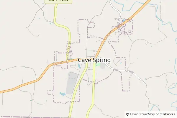 Karte Cave Spring