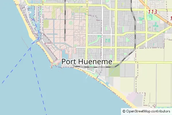 Karte Port Hueneme