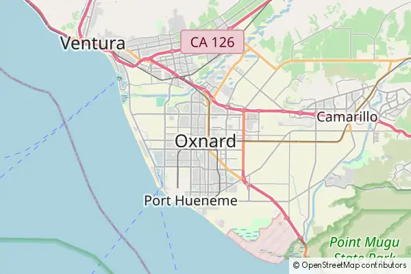 Karte Oxnard