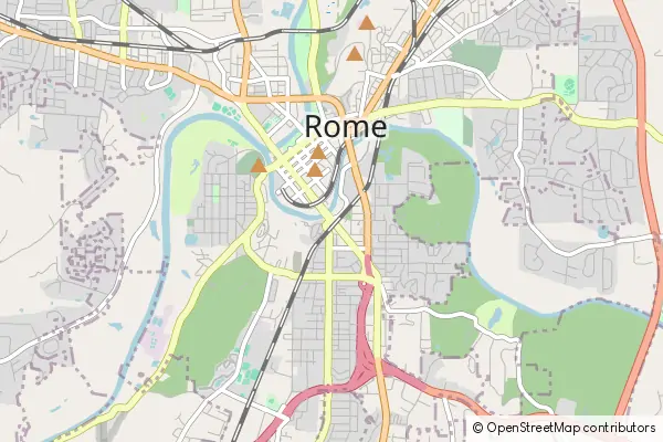 Karte Rome