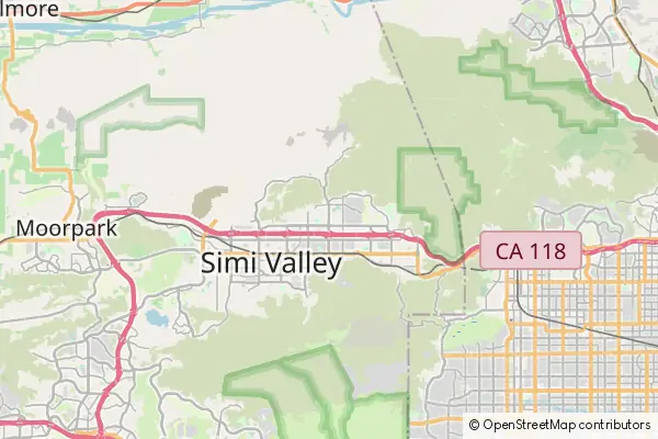Karte Simi Valley