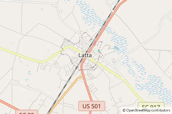 Karte Latta