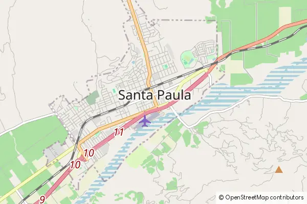 Karte Santa Paula