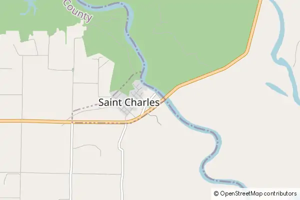 Karte Saint Charles