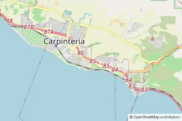 Karte Carpinteria