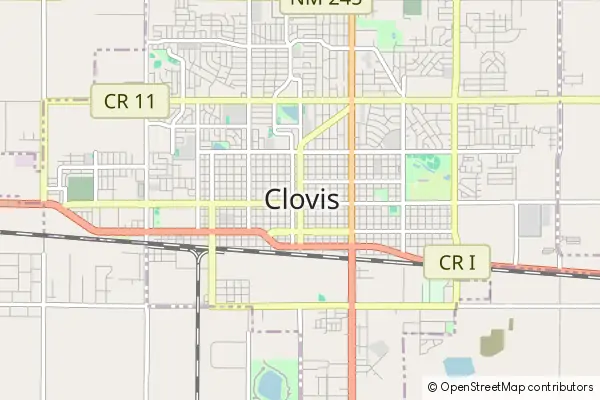 Karte Clovis