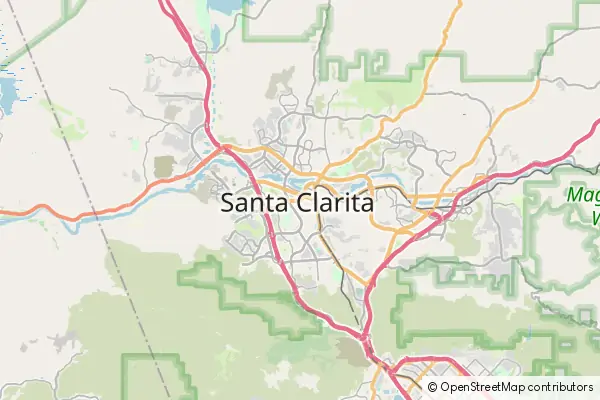 Karte Santa Clarita