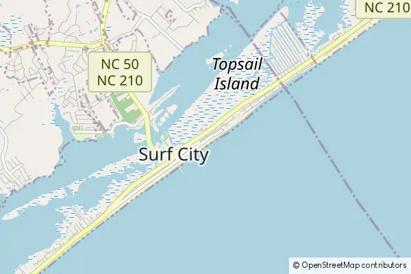 Karte Surf City