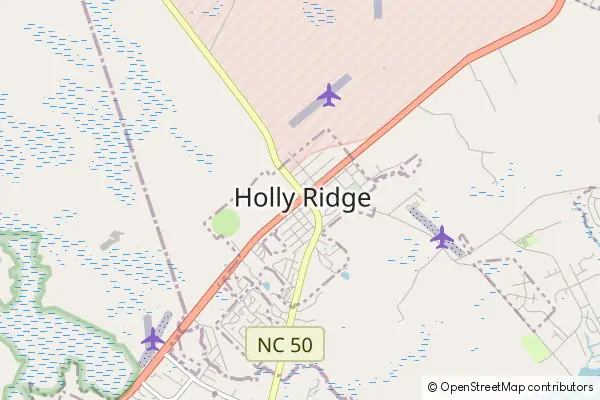 Karte Holly Ridge