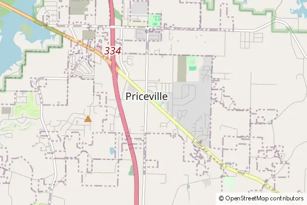 Karte Priceville