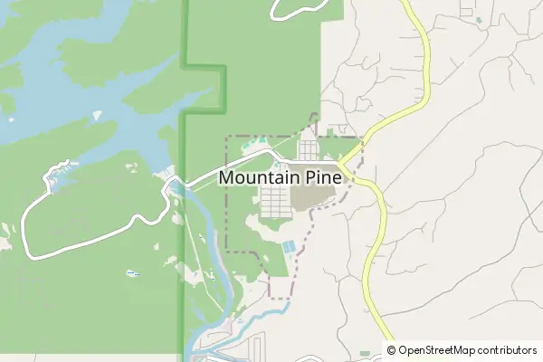 Karte Mountain Pine