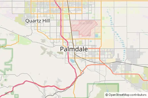 Karte Palmdale