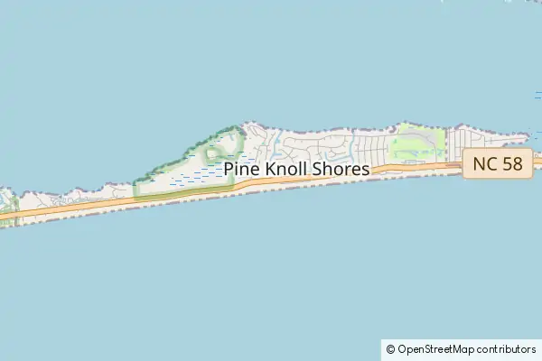 Karte Pine Knoll Shores