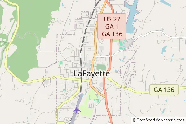 Karte LaFayette