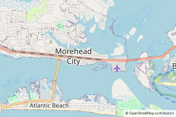 Karte Morehead City