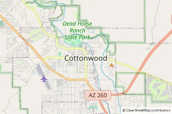 Karte Cottonwood