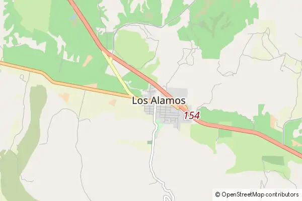 Karte Los Alamos