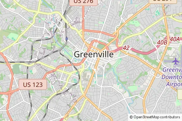 Karte Greenville