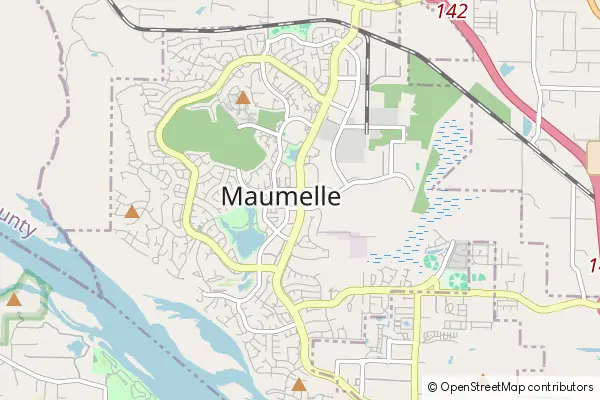 Karte Maumelle