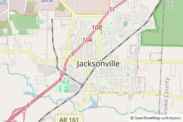 Karte Jacksonville