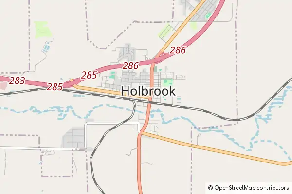Karte Holbrook