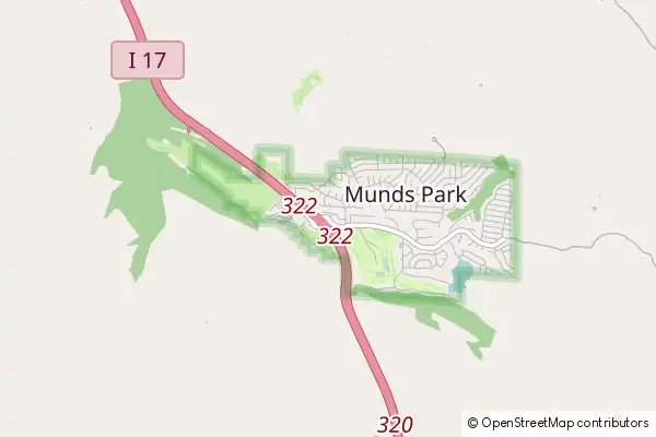 Karte Munds Park