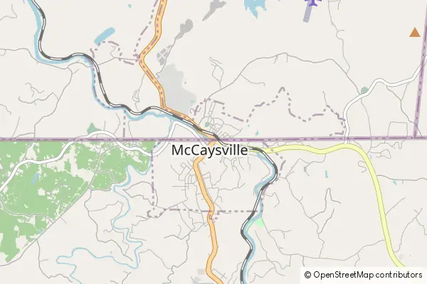 Karte McCaysville