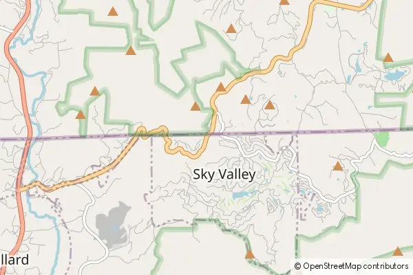 Karte Sky Valley