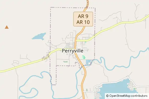 Karte Perryville