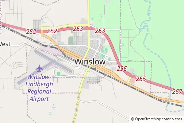 Karte Winslow