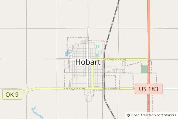 Karte Hobart