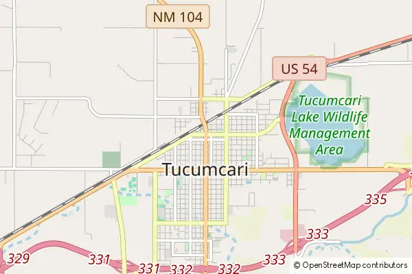 Karte Tucumcari