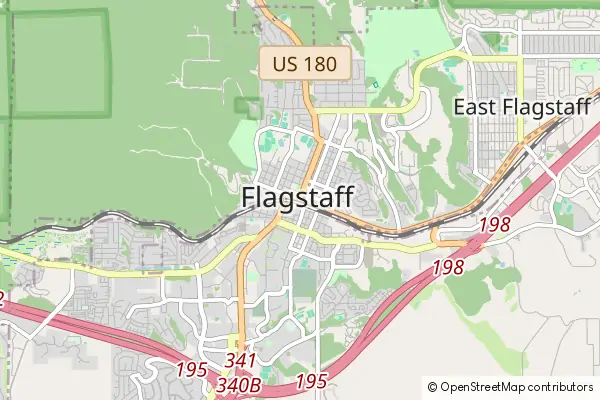 Karte Flagstaff