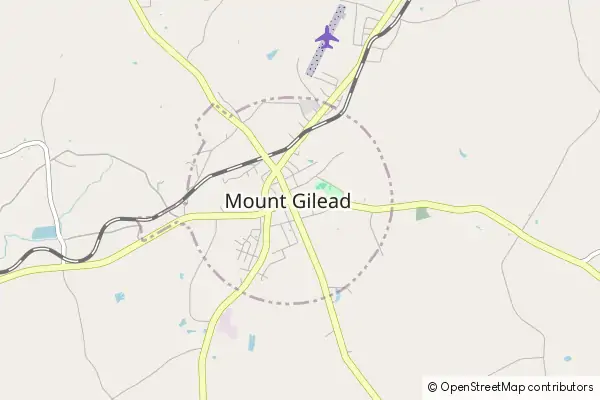 Karte Mount Gilead