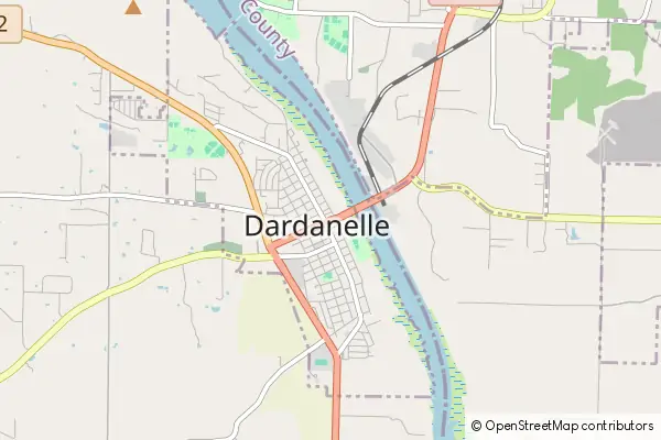 Karte Dardanelle