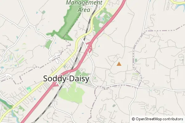 Karte Soddy Daisy