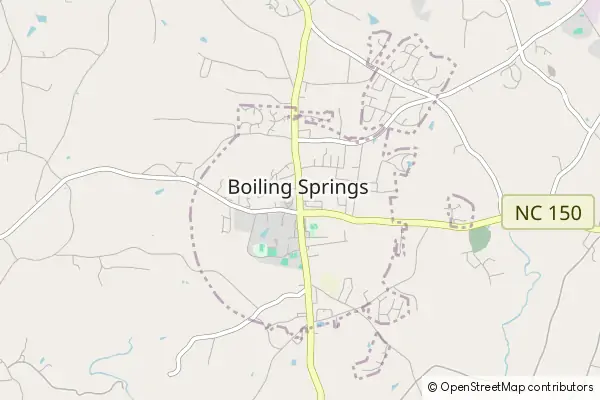 Karte Boiling Springs